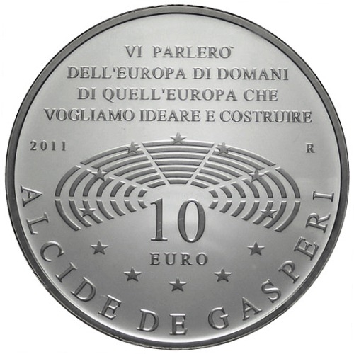 10 Euro Alcide De Gasperi