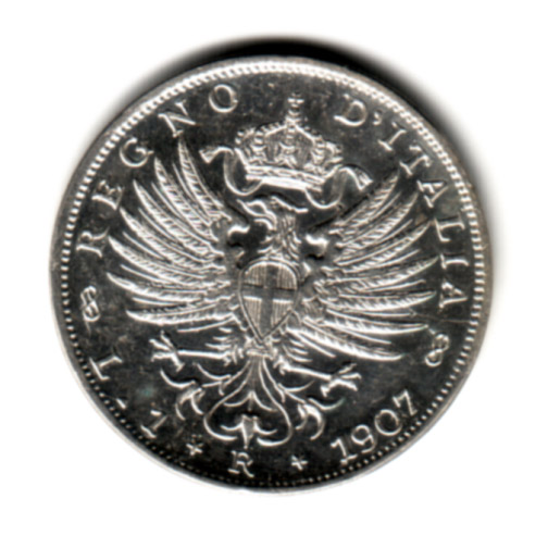 1 Lira Vittorio Emanuele III (Aquila Sabauda)