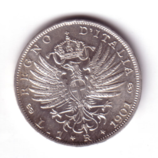 1 Lira Vittorio Emanuele III (Aquila Sabauda)