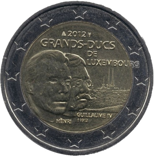 2 Euro Lussemburgo 2012