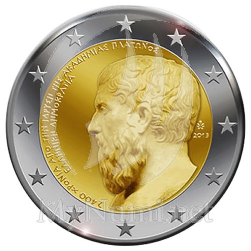 2 Euro Grecia Accademia di Platone