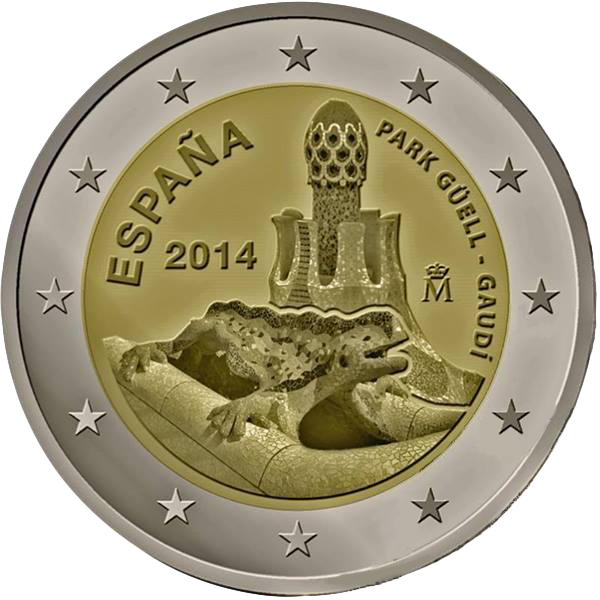 2 Euro Spagna 2014