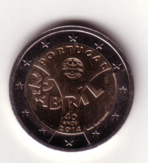 2 Euro Portogallo 2014