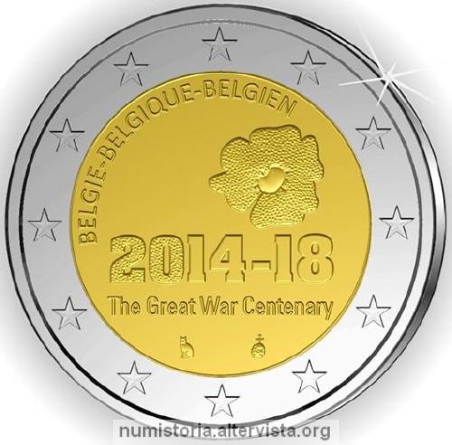 2 Euro Belgio 2014