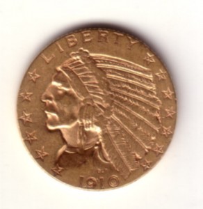 5-Dollari-indiano 1910