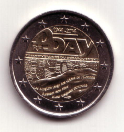 2 Euro Francia 2014