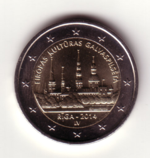 2 Euro Lettonia 2014