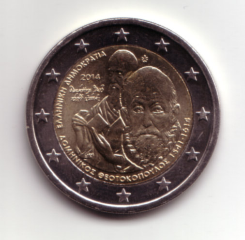 2 Euro Grecia 2014