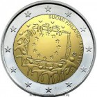 2 Euro Finlandia Bandiera Europea 2015