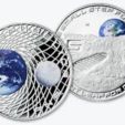 5 Euro Argento Sbarco sulla Luna