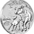 1 Oncia Australia Anno del Bue 2021