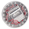 5 euro Argento ‘Lettera 22’ Rossa