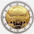2 Euro Spagna Cattedrale, Alcazar e Archivio generale delle Indie di Siviglia
