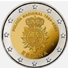 2 Euro Spagna 200° Ann. della Polizia Nazionale