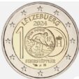 2 Euro Lussemburgo 100° Ann. dell’introduzione del franco Lussemburghese