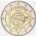 2 Euro Lussemburgo 100° Ann. dell’introduzione del franco Lussemburghese