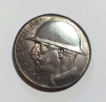20 Lire  Vittorio Emanuele III  Elmetto
